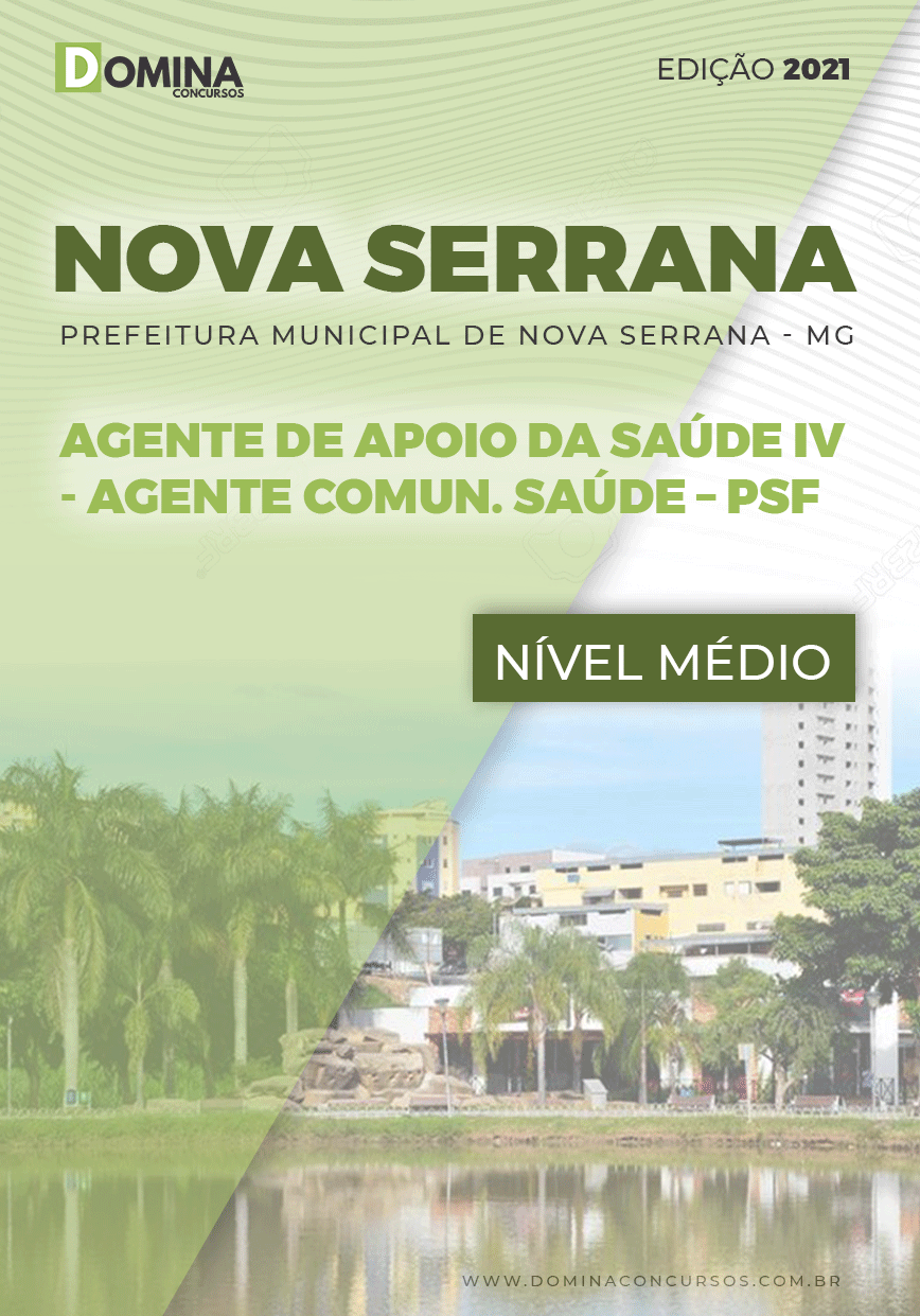 Apostila Pref Nova Serrana MG 2021 Agente Comunitário Saúde