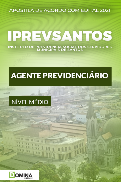 Apostila Concurso IPREVSANTOS SP 2022 Agente Previdenciário