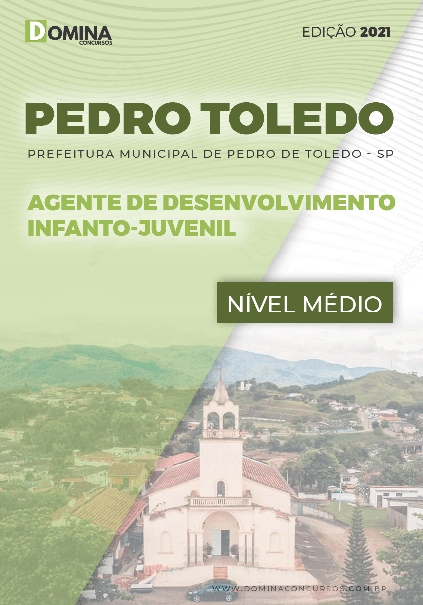 Apostila Pref Pedro Toledo SP 2021 Agente Infanto Juvenil