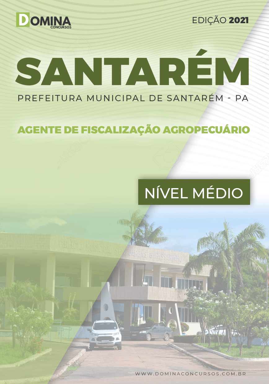 Apostila Pref Santarém PA 2021 Agente Fiscalização Agropecuário