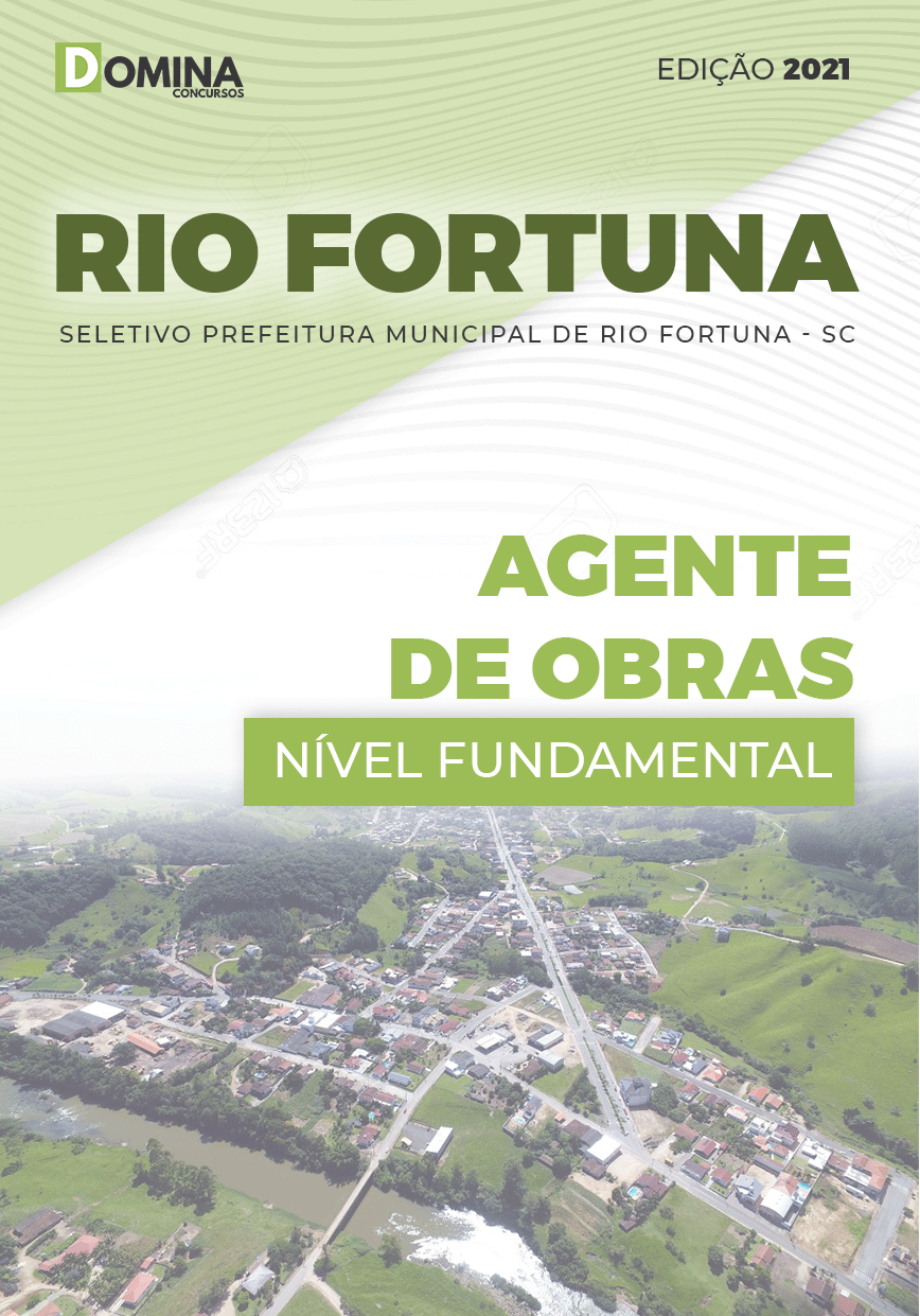 Apostila Seletivo Pref Rio Fortuna SC 2021 Agente de Obras