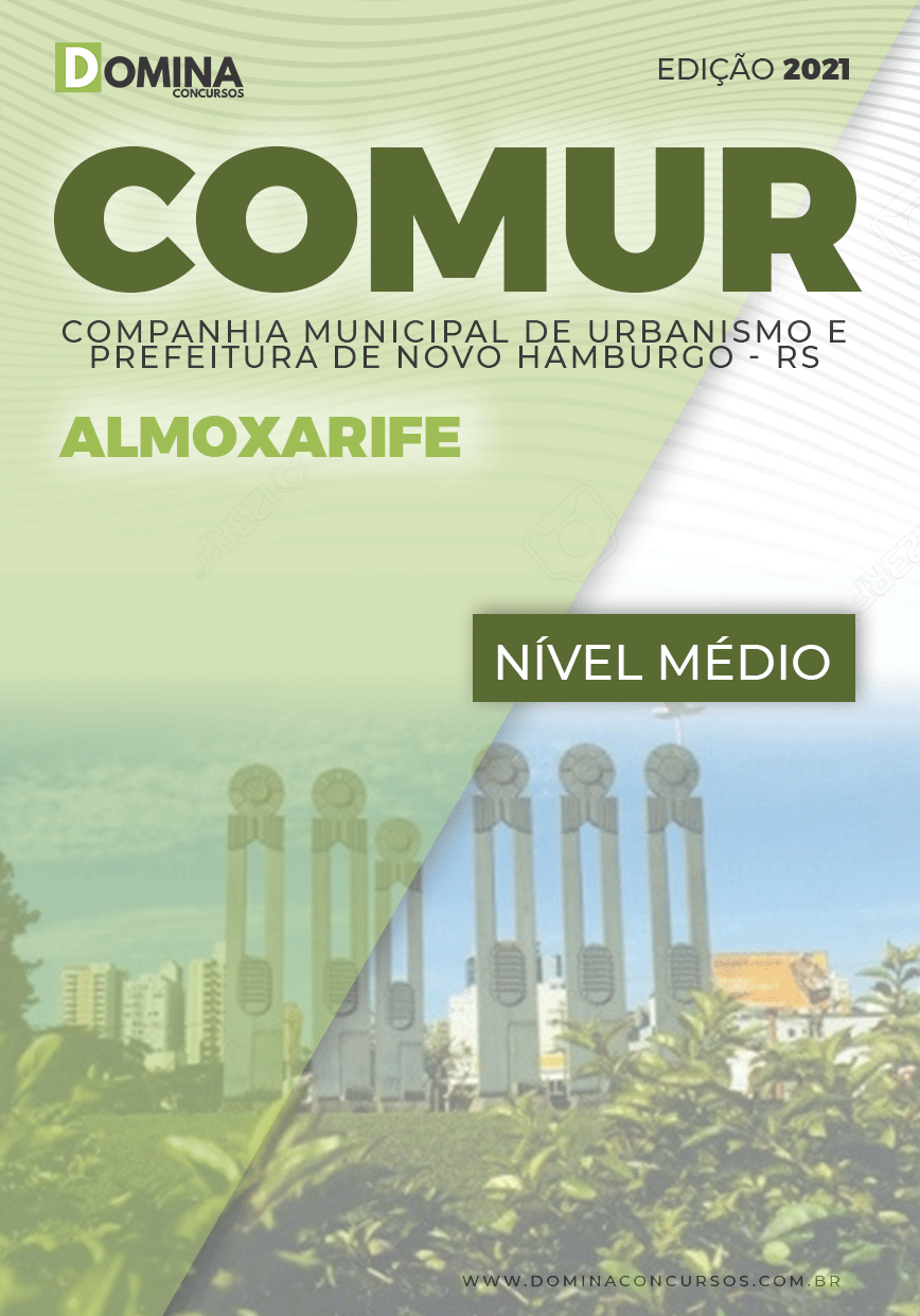 Apostila Digital Concurso COMUR RS 2021 Almoxarife