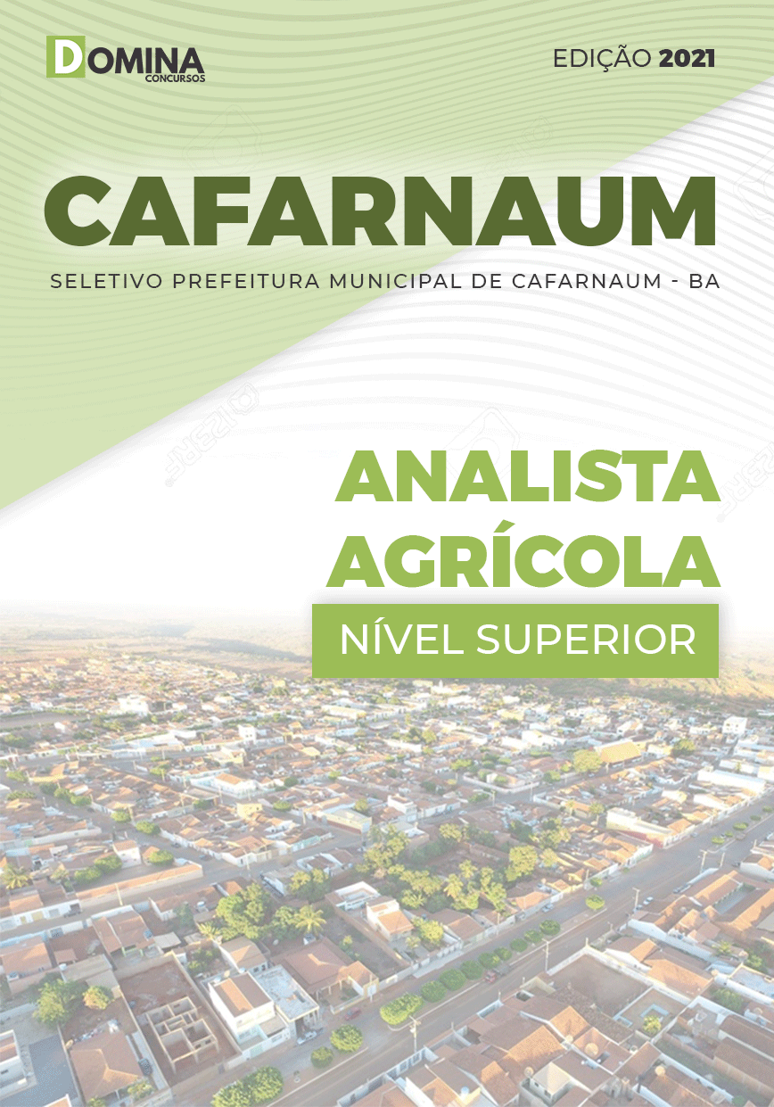 Apostila Seletivo Pref Cafarnaum BA 2021 Analista Agrícola