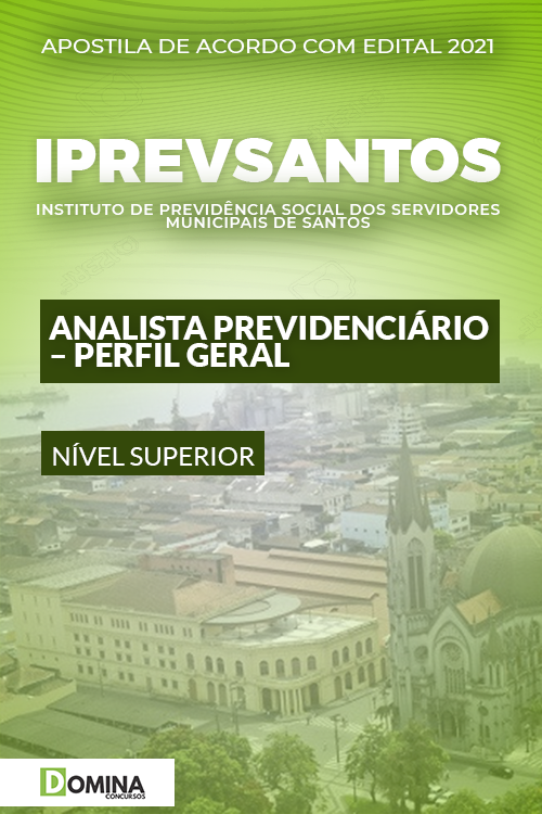 Apostila IPREVSANTOS SP 2022 Analista Previdenciário Geral