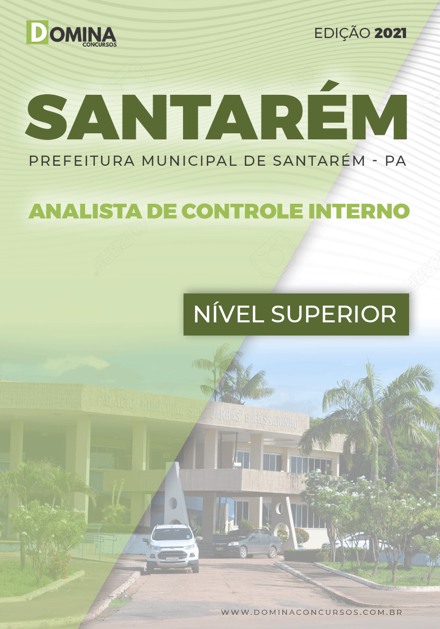 Apostila Pref Santarém PA 2021 Analista de Controle Interno
