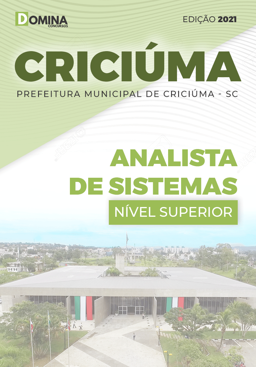 Apostila Seletivo Pref Criciúma SC 2021 Analista de Sistemas