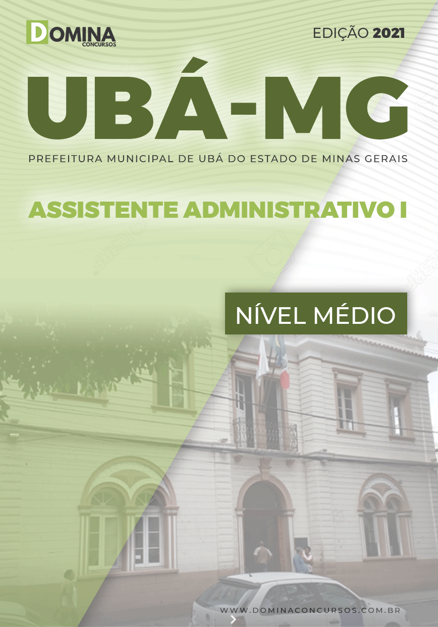 Apostila Concurso Pref Ubá MG 2021 Assistente Administrativo I