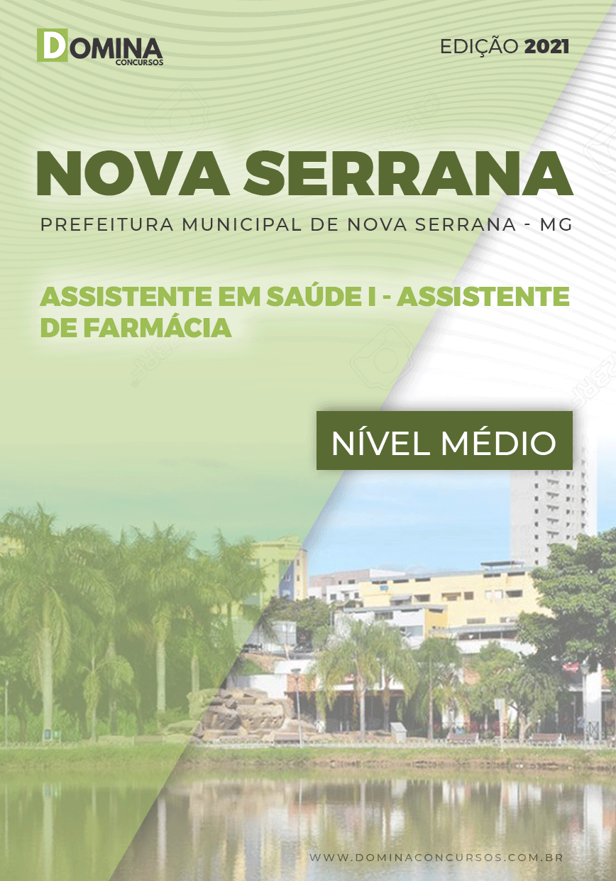 Apostila Pref Nova Serrana MG 2021 Assistente de Farmácia