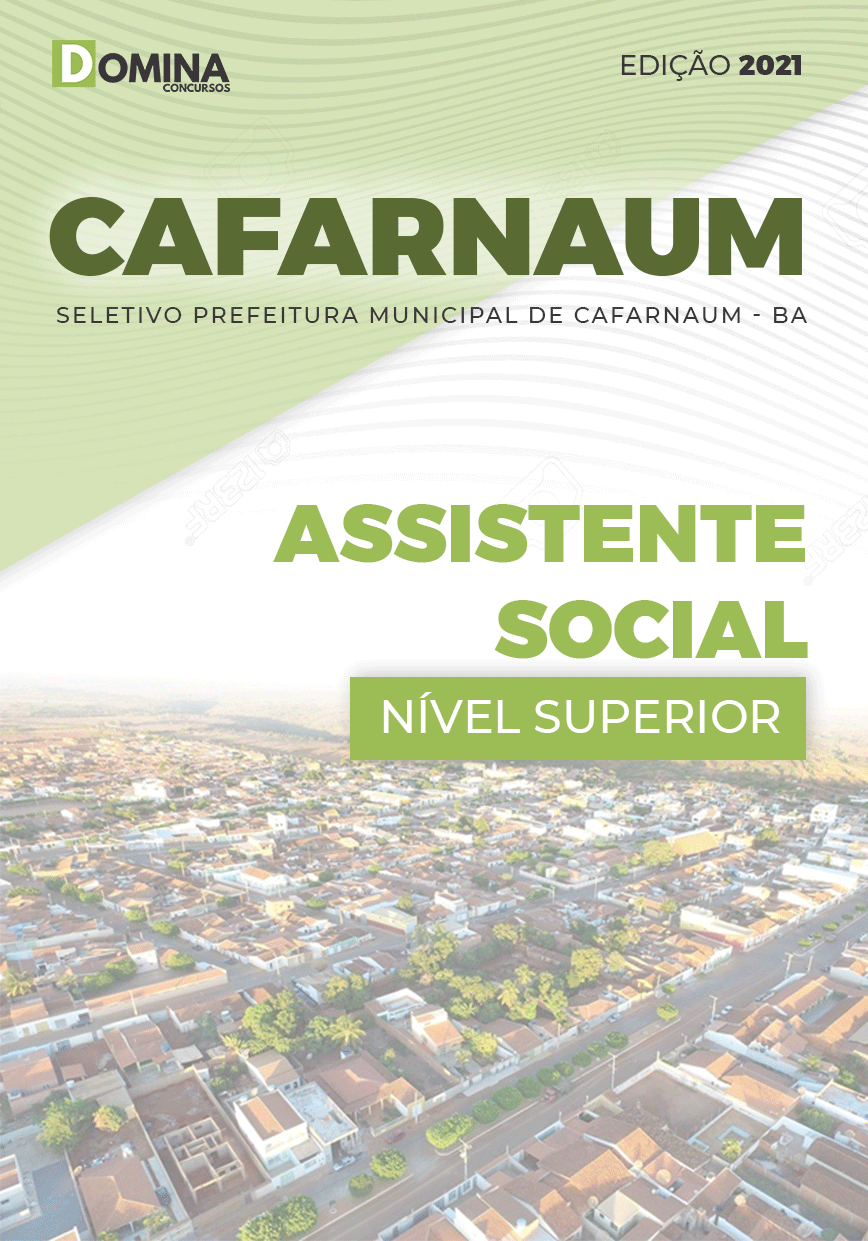 Apostila Seletivo Pref Cafarnaum BA 2021 Assistente Social