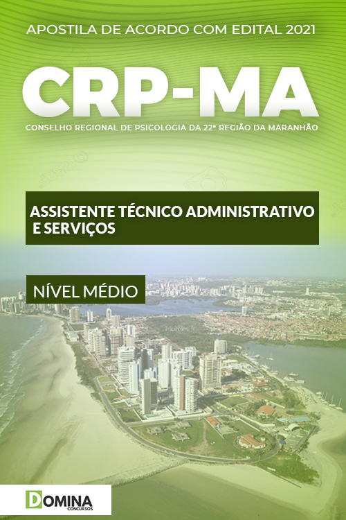 Apostila CRP MA 2021 Assistente Técnico Administrativo e Serviços