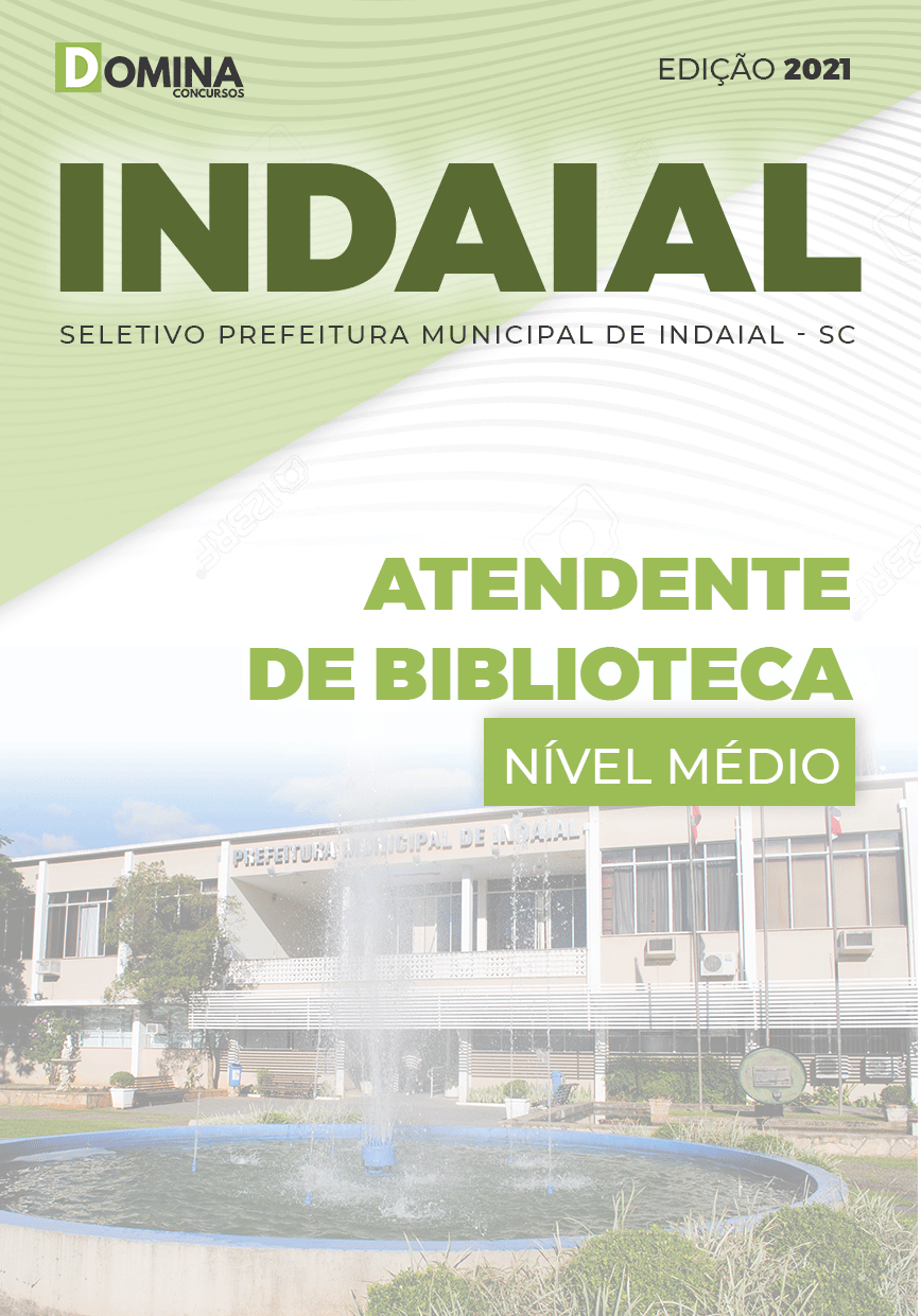 Apostila Seletivo Pref Indaial SC 2021 Atendente de Biblioteca