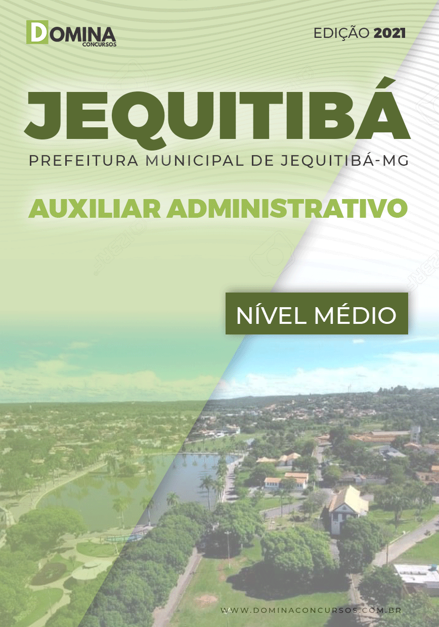 Apostila Pref Jequitibá MG 2021 Auxiliar Administrativo