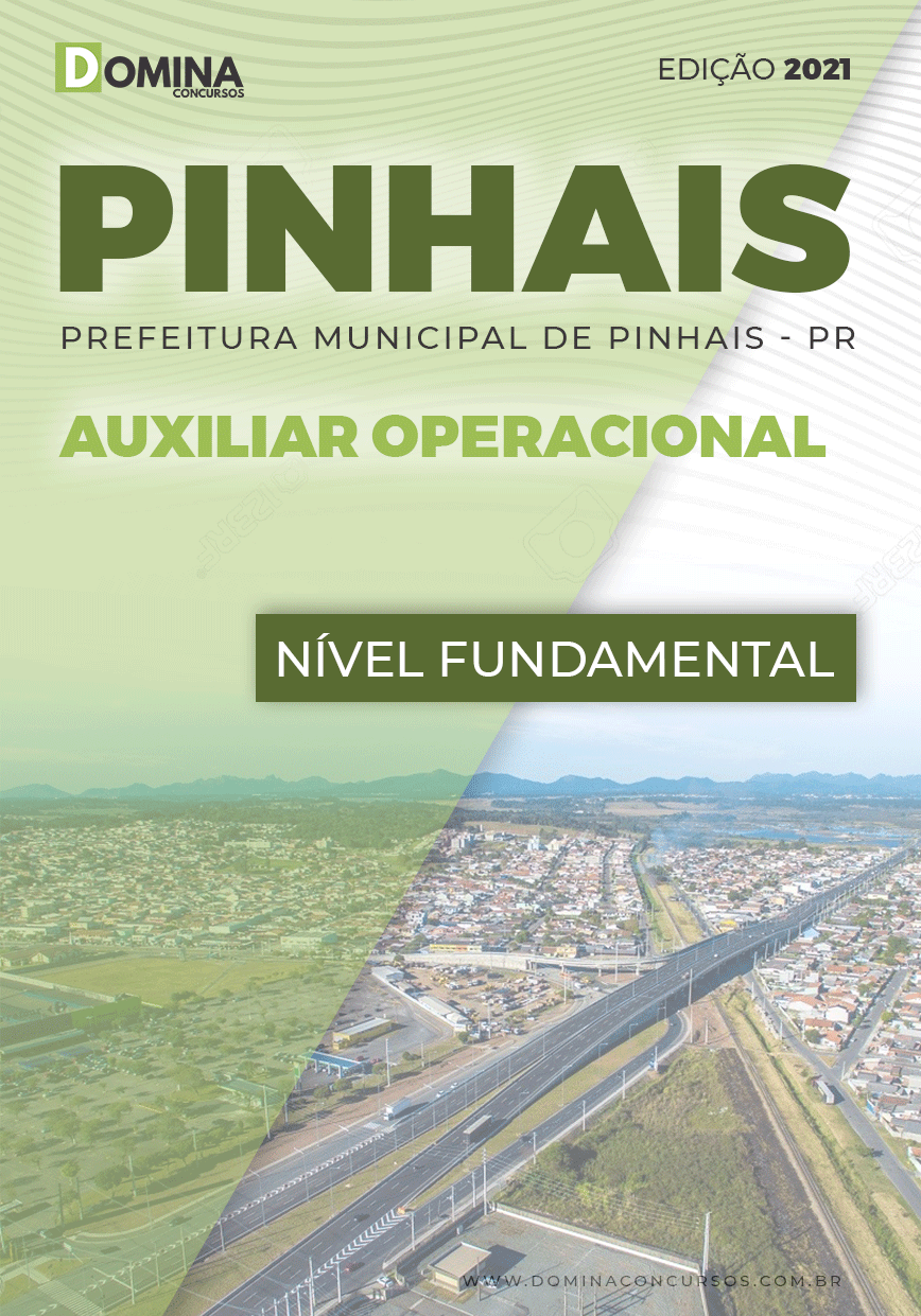 Apostila Pref Pinhais PR 2021 Auxiliar Operacional