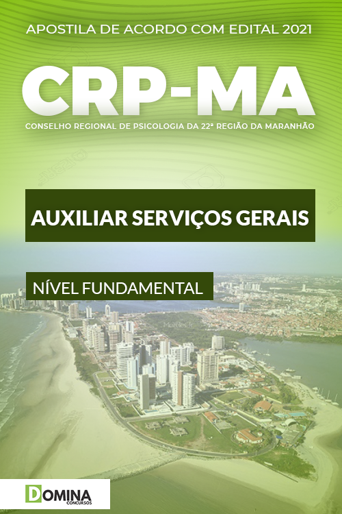 Apostila Concurso CRP MA 2021 Auxiliar Serviços Gerais