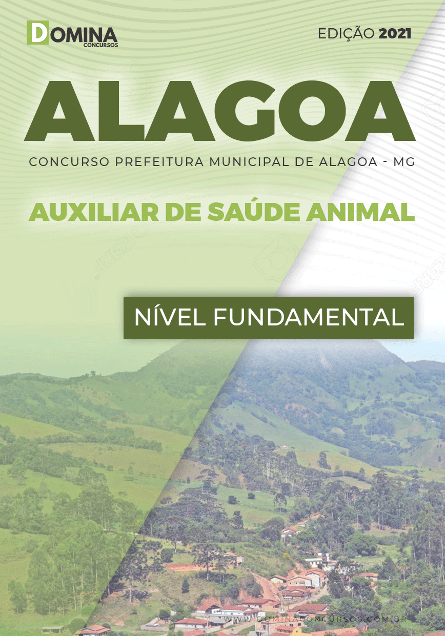 Apostila Pref Alagoa MG 2021 Auxiliar de Saúde Animal