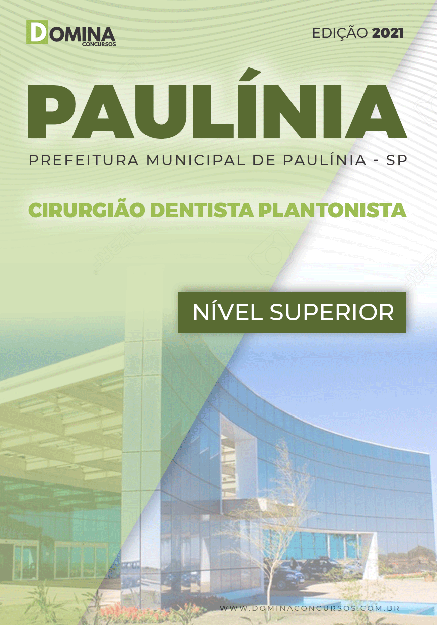 Apostila Pref Paulínia SP 2021 Cirurgião Dentista Plantonista