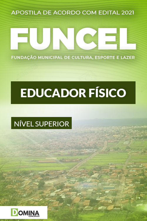 Apostila FUNCEL Canaã Carajás PA 2021 Educador Físico