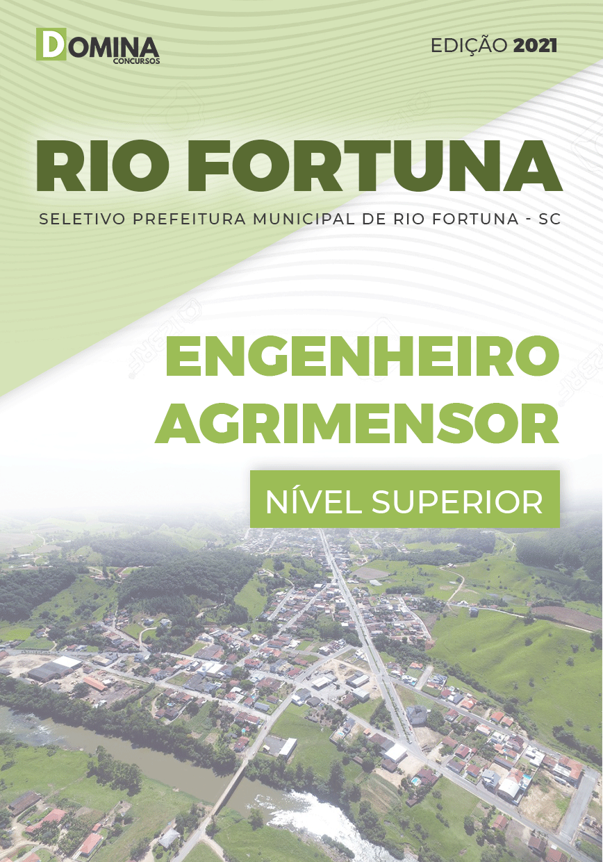 Apostila Pref Rio Fortuna SC 2021 Engenheiro Agrimensor