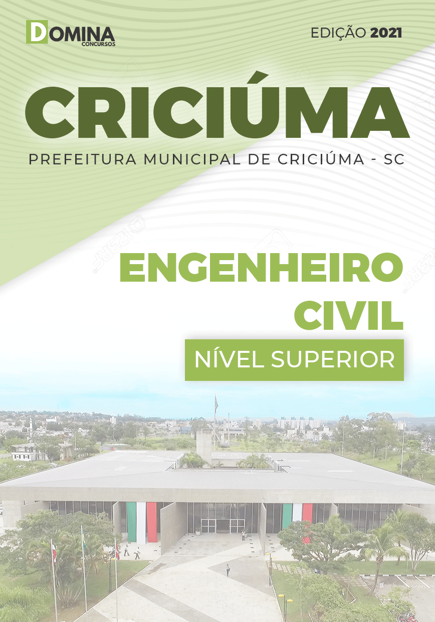 Apostila Seletivo Pref Criciúma SC 2021 Engenheiro Civil
