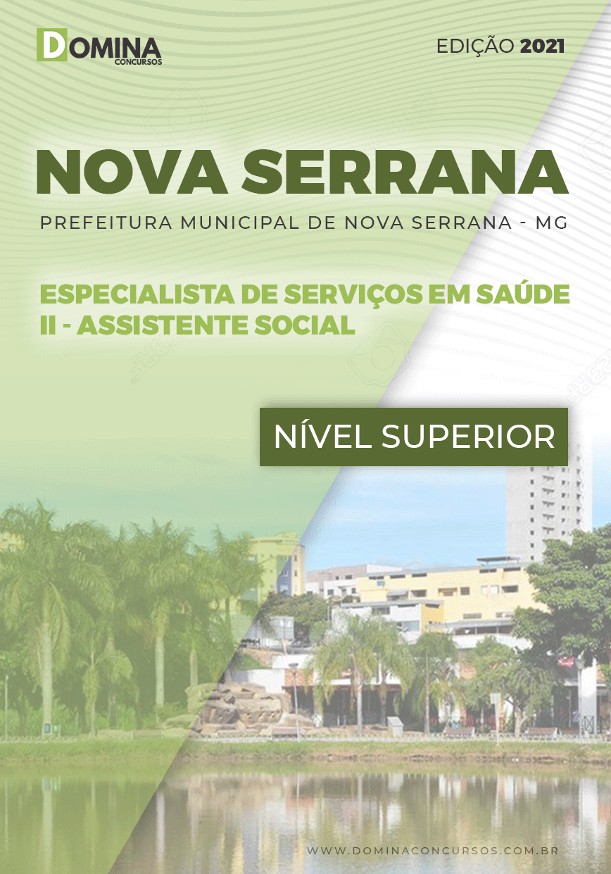 Apostila Pref Nova Serrana MG 2021 Assistente Social