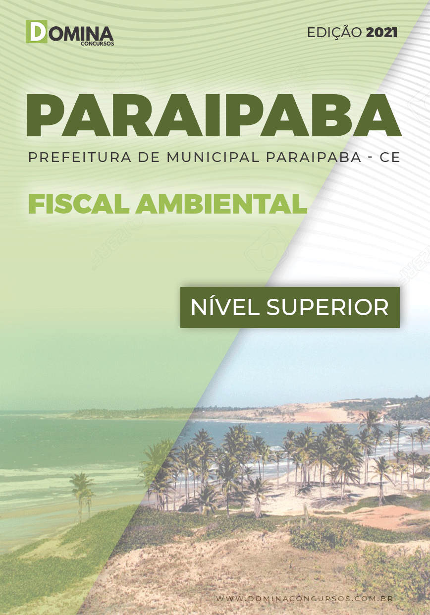 Apostila Concurso Pref Paraipaba CE 2021 Fiscal Ambiental