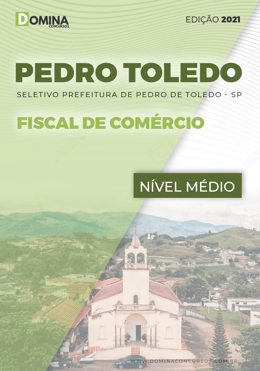 Apostila Pref Pedro Toledo SP 2021 Fiscal de Comércio