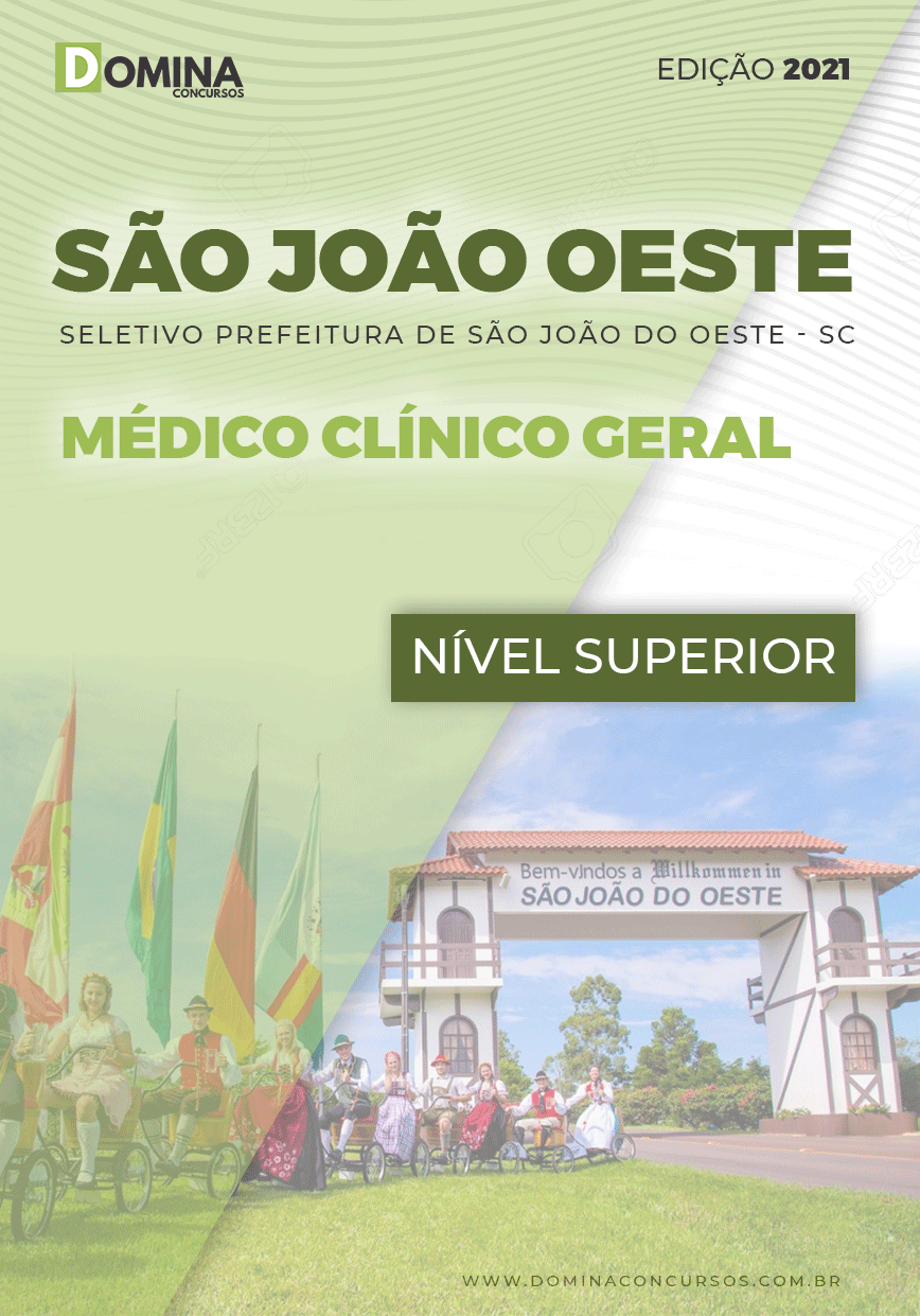 Apostila Pref São José Oeste SC 2021 Médico Clínico Geral