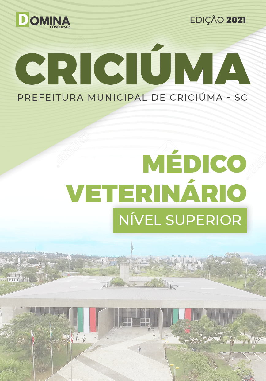 Apostila Pref Criciúma SC 2021 Médico Veterinário