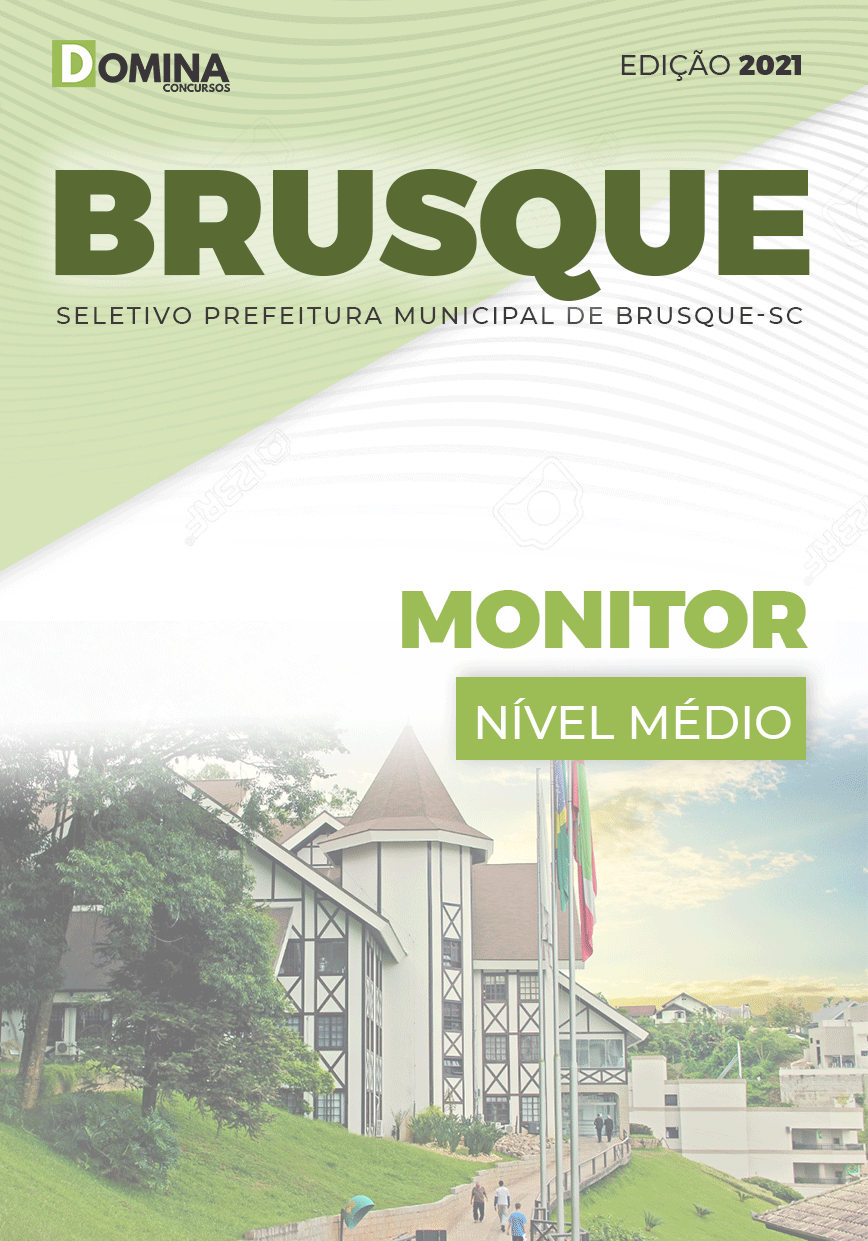 Apostila Seletivo Pref Brusque SC 2021 Monitor