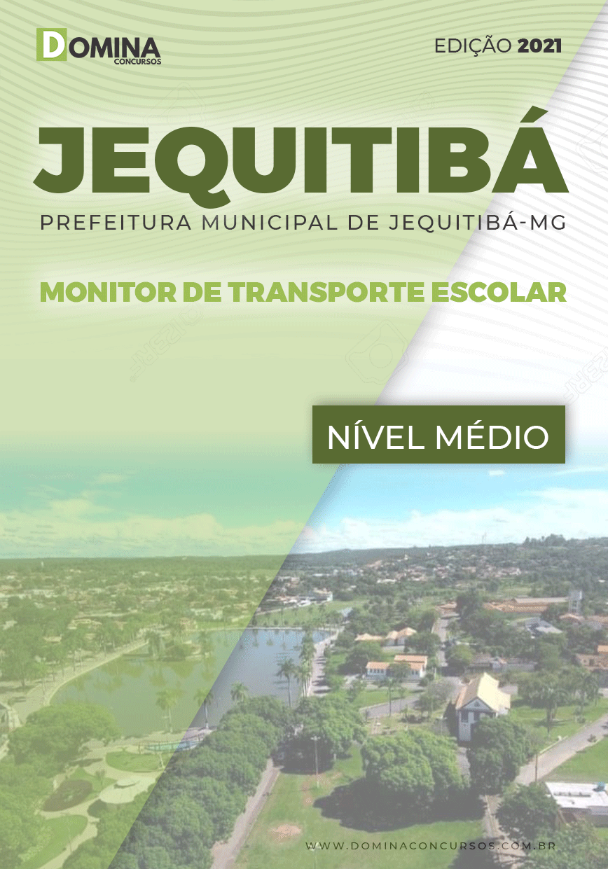 Apostila Pref Jequitibá MG 2021 Monitor de Transporte Escolar