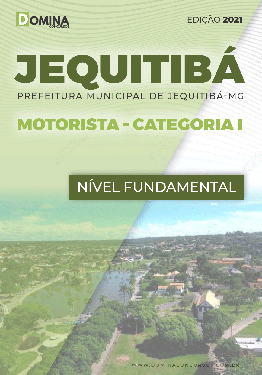 Apostila Pref Jequitibá MG 2021 Motorista Categoria I