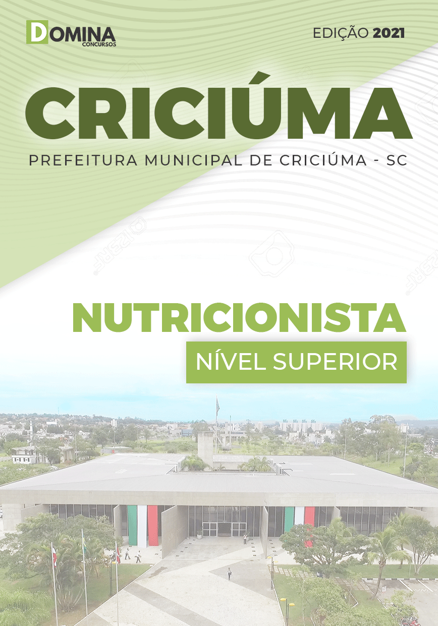 Apostila Seletivo Pref Criciúma SC 2021 Nutricionista