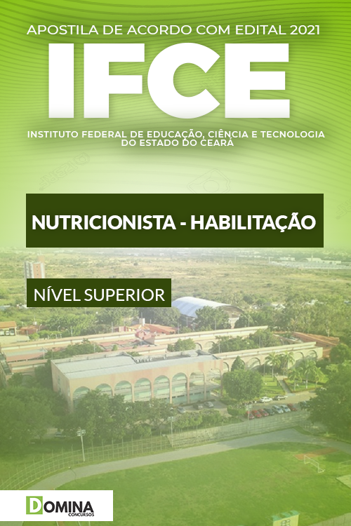Apostila Concurso IFCE 2021 Nutricionista Habilitação