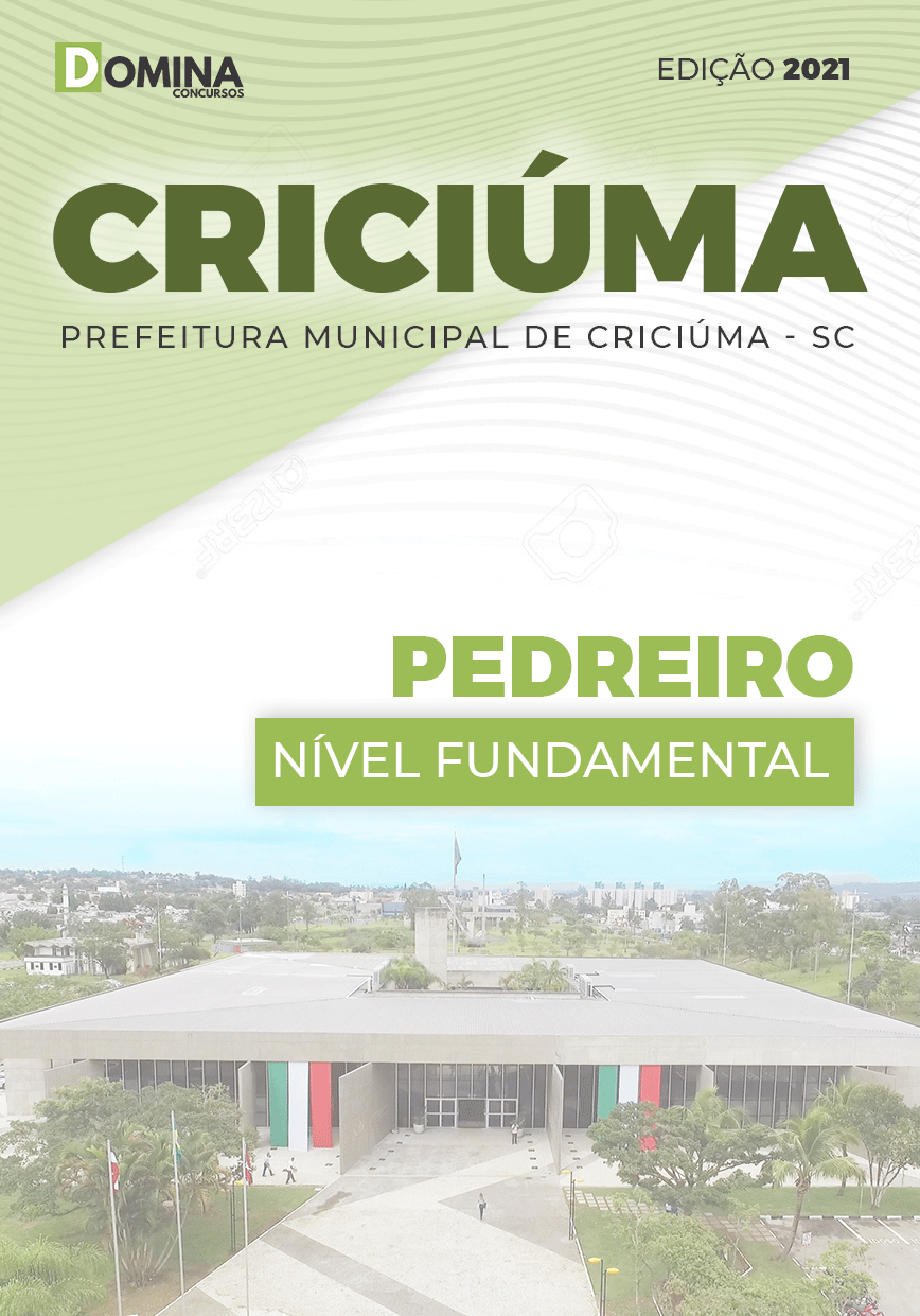 Apostila Seletivo Pref Criciúma SC 2021 Pedreiro