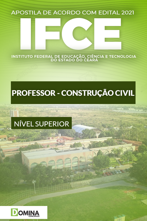 Apostila Concurso IFCE 2021 Professor Construção Civil