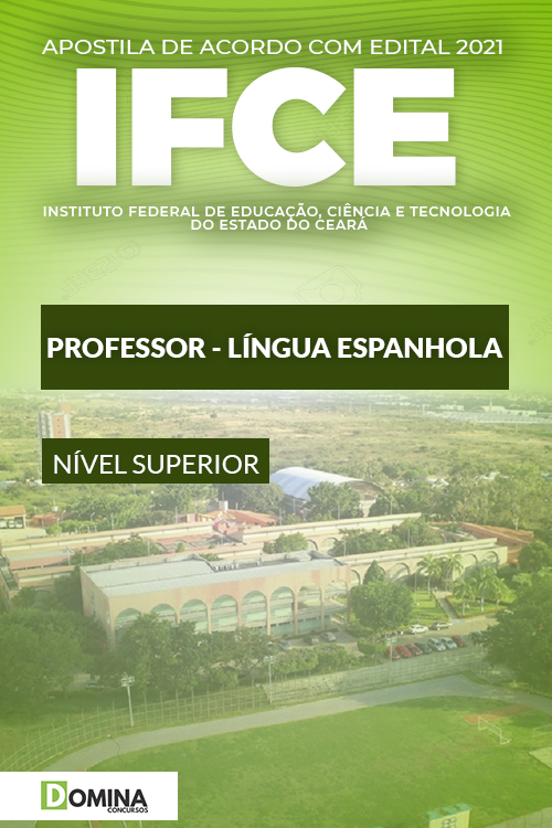 Apostila Concurso IFCE 2021 Professor Língua Espanhola
