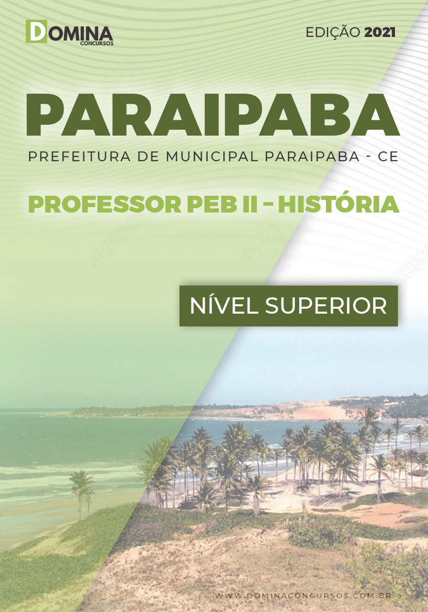 Apostila Pref Paraipaba CE 2021 Professor II História