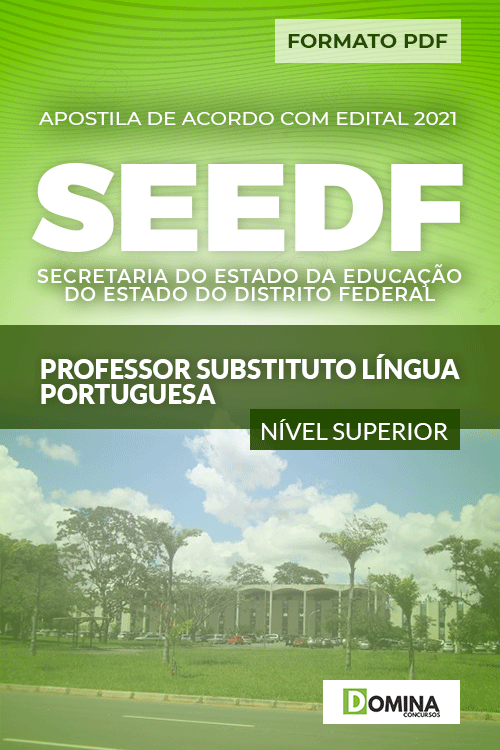 Apostila Seletivo SEE DF 2021 Professor Língua Portuguesa