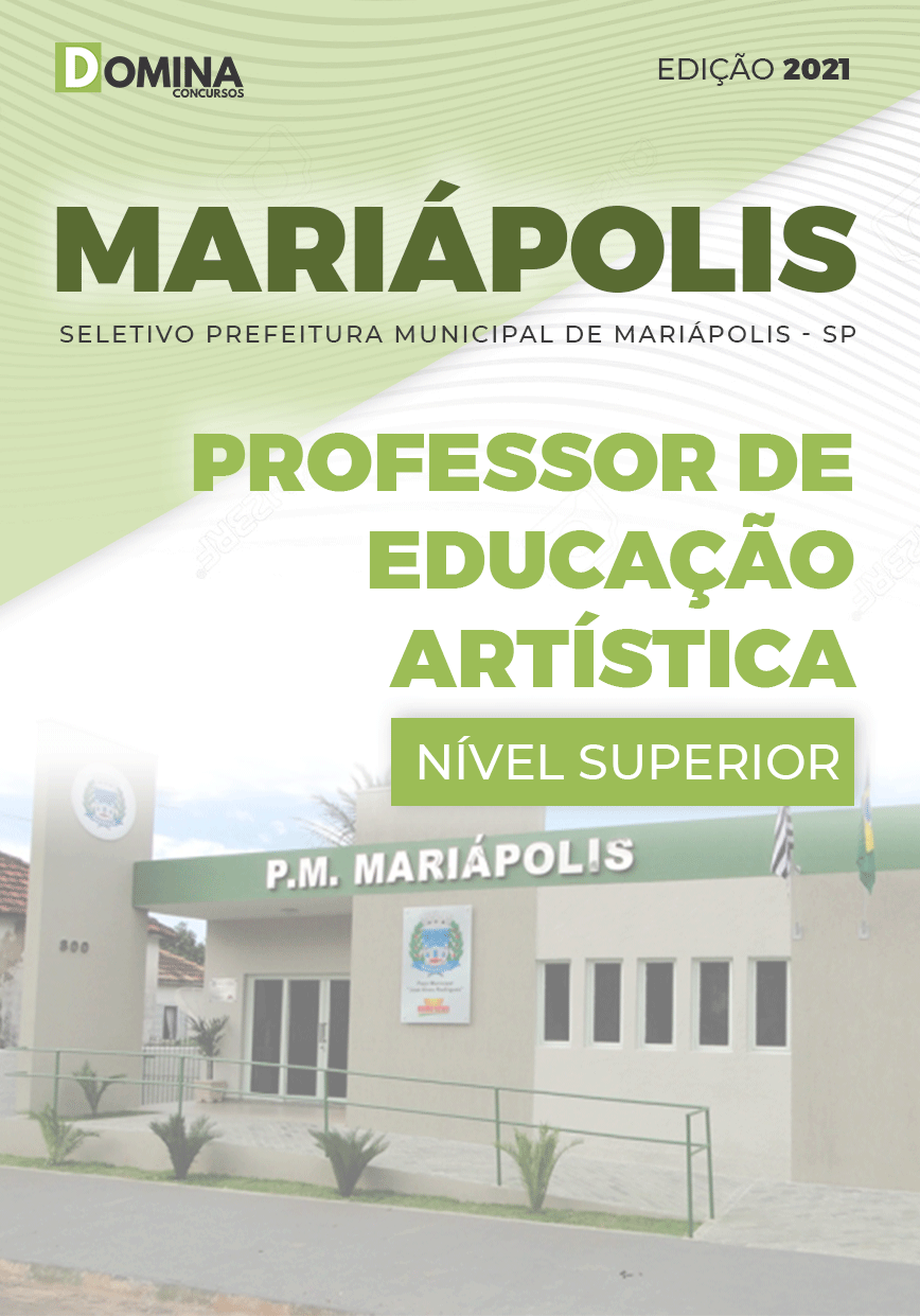 Apostila Pref Mariápolis SP 2021 Professor de Educação Artística