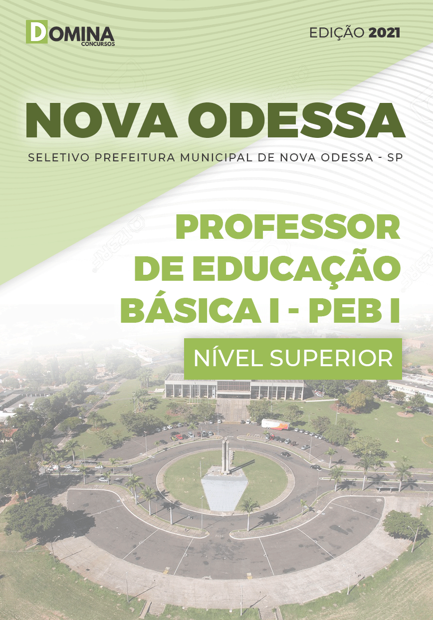 Apostila Pref Nova Odessa SP 2021 Professor Educação Básica I