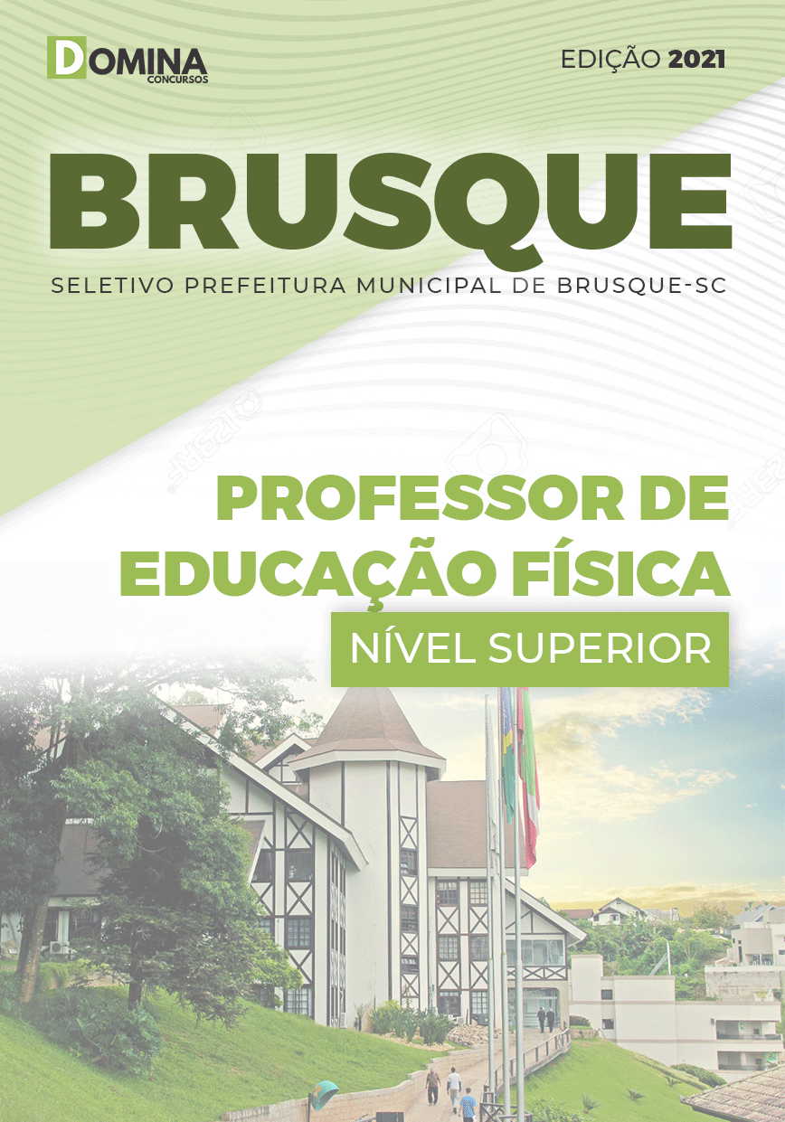 Apostila Pref Brusque SC 2021 Professor de Educação Física