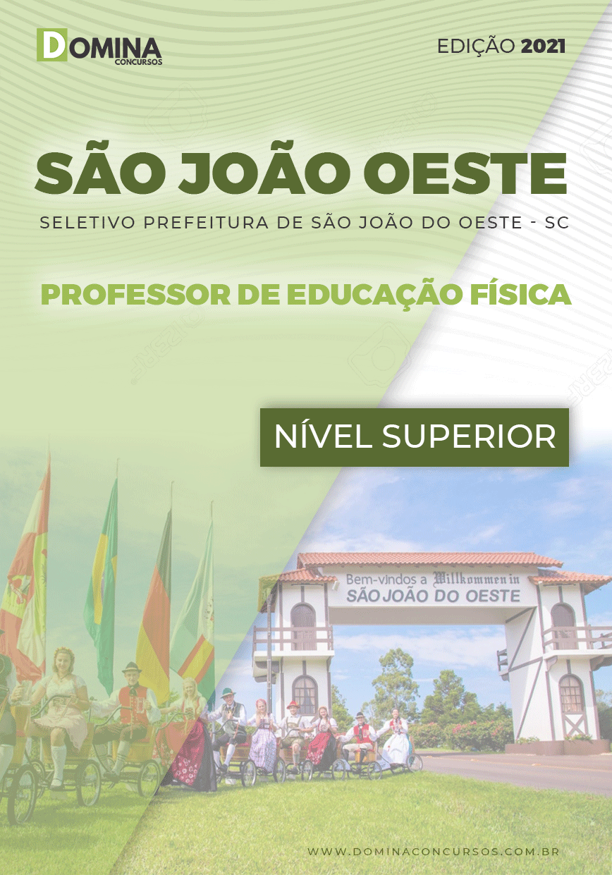 Apostila Pref São José Oeste SC 2021 Prof de Educação Física