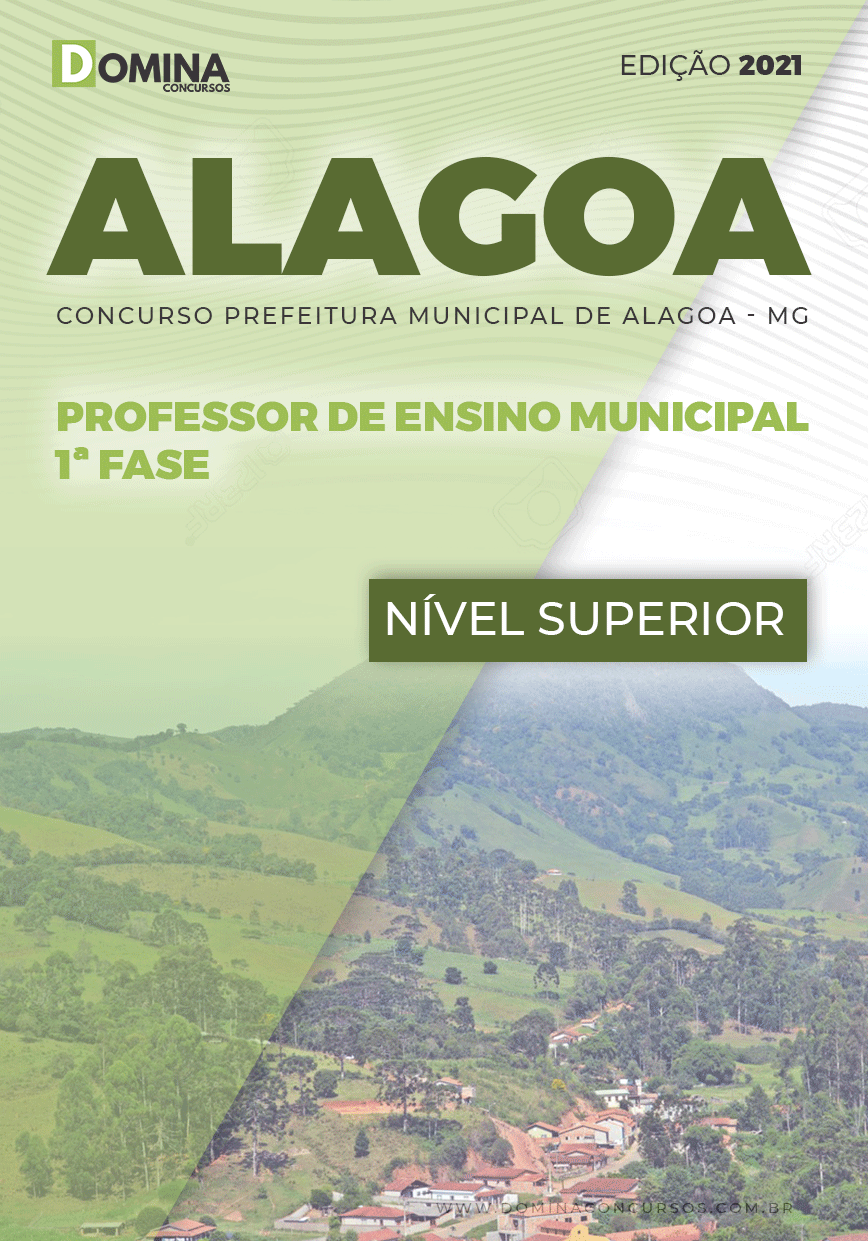Apostila Pref Alagoa MG 2021 Prof de Ensino Municipal 1ª Fase
