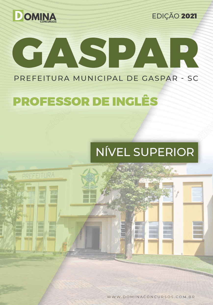 Apostila Seletivo Pref Gaspar SC 2021 Professor de Inglês