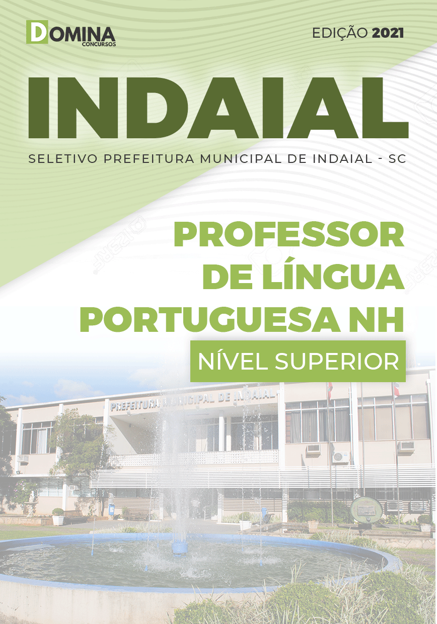 Apostila Seletivo Pref Indaial SC 2021 Prof Língua Portuguesa