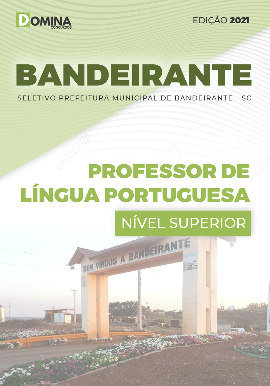 Apostila Pref Bandeirante SC 2021 Prof Língua Portuguesa