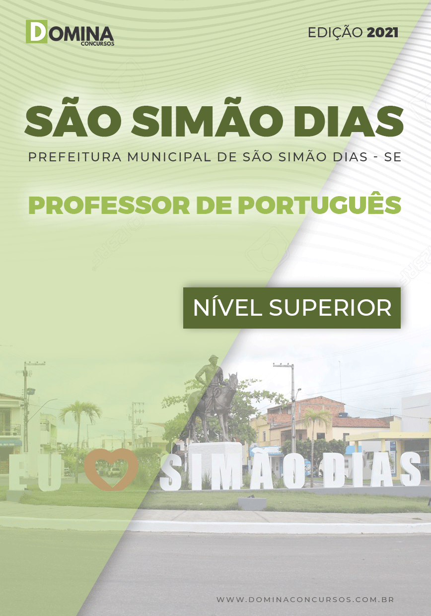 Apostila Pref Simão Dias SE 2021 Professor de Português