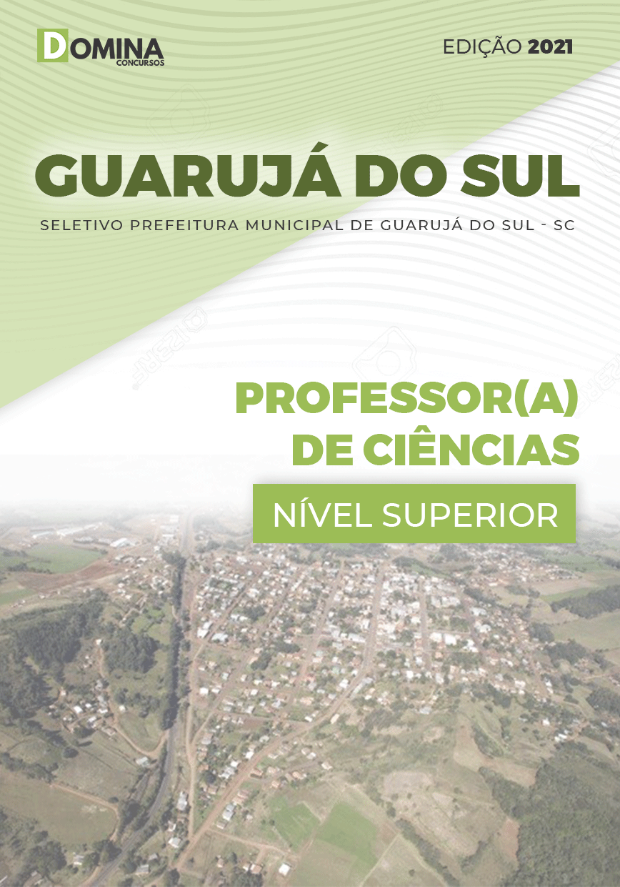 Apostila Pref Guarujá do Sul SC 2021 Professor de Ciências
