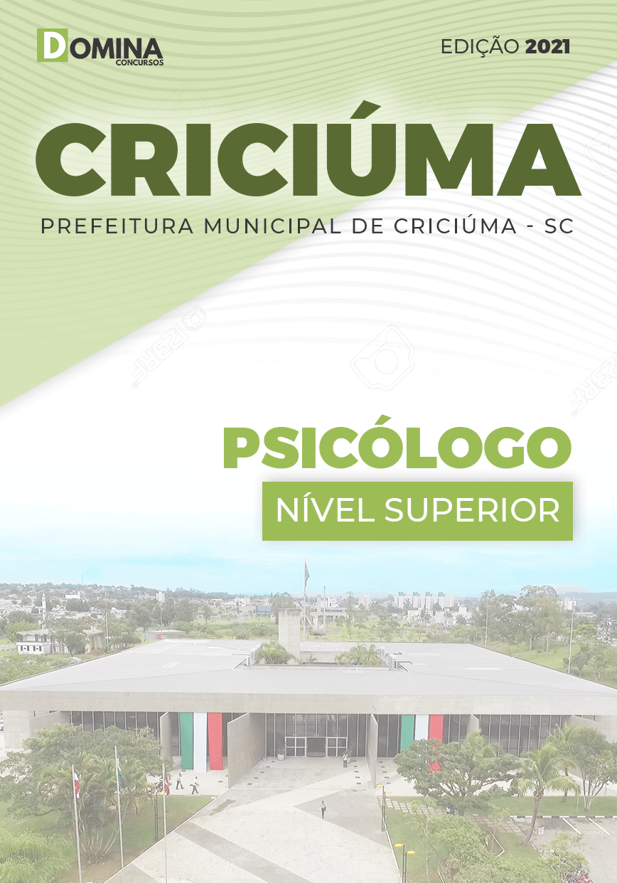 Apostila Seletivo Pref Criciúma SC 2021 Psicólogo