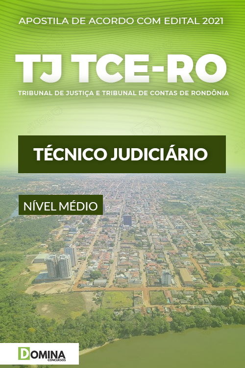 Apostila Concurso TJ TCE RO 2021 Técnico Judiciário